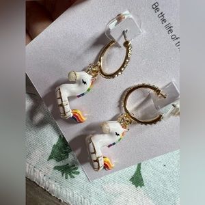 Baublebar Unicorn float on earring.